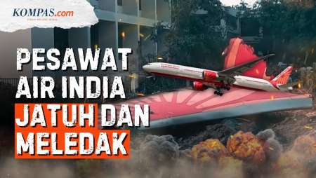 Pesawat Air India Jatuh dan Meledak Tewaskan 260 Orang, Apa yang Terjadi?