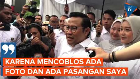 Cak Imin: Rasanya Deg-degan Pyar karena Mencoblos Ada Foto Saya