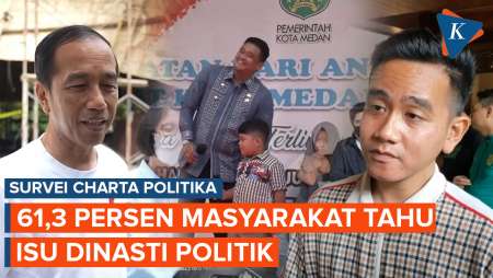 Survei Charta Politika: 61,3 Persen Responden Tahu Isu Dinasti Politik di Pilpres 2024