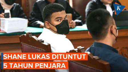 Shane Lukas Dituntut 5 Tahun Penjara atas Kasus Penganiayaan David Ozora