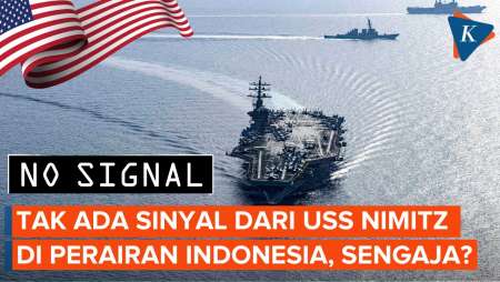 Diduga Menuju Timur Tengah, Kapal Induk AS Matikan Sinyal di Perairan Indonesia