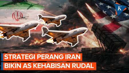 Siasat Perang Iran, Kuras Persediaan Rudal Amerika Pakai Drone Murah