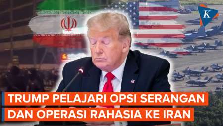 Trump Terima Pengarahan Opsi Militer Dan Operasi Rahasia Untuk Iran