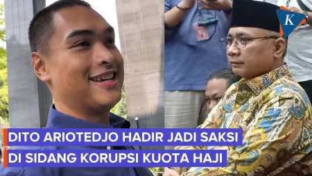 Dito Ariotedjo Jadi Saksi Sidang Dugaan Korupsi Haji, Salaman dengan Yaqut