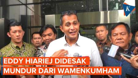 Jadi Tersangka KPK, Eddy Hiariej Didesak Mundur dari Jabatan Wamenkumham