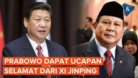 Presiden China Xi Jinping Ucapkan Selamat kepada Prabowo