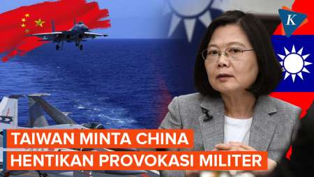 Makin Panas! 103 Pesawat Tempur China 'Kepung' Taiwan