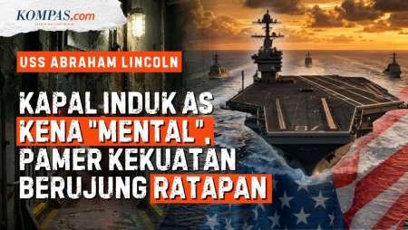 Iran Bikin "Kacau" Kapal Induk USS Abraham Lincoln: Pamer Kekuatan Berujung Minta Tolong