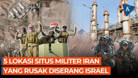 Citra Satelit Ungkap 5 Lokasi Kerusakan Militer Iran yang Diserang Israel