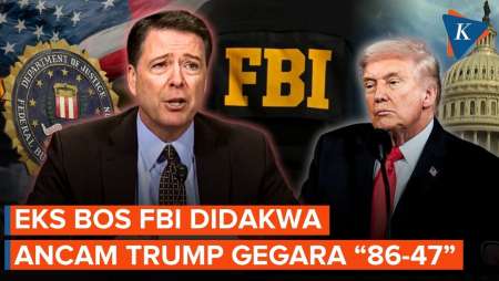 Gegara Angka 86-47, Mantan Bos FBI Didakwa Mengancam Nyawa Trump