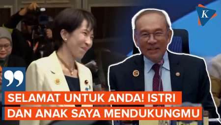 Puji Sanae Takaichi, Anwar Ibrahim: Anda Hebat, Istri Dan Anak Saya Mendukungmu!