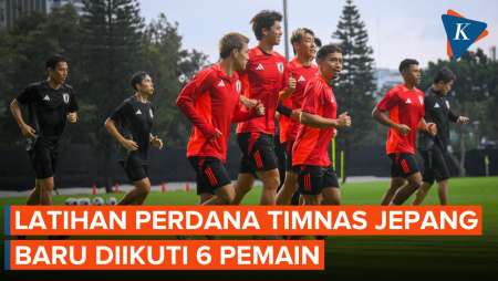 Latihan Perdana Timnas Jepang di Indonesia, Diikuti 6 Pemain