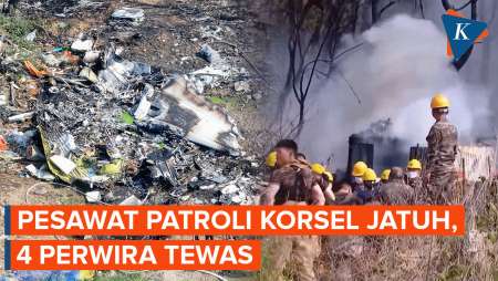Pesawat Patroli Angkatan Laut Korea Selatan Jatuh, 4 Perwira Tewas