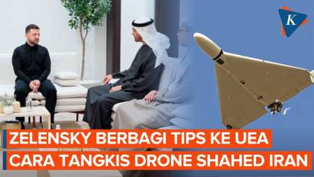 Zelensky ke UEA Bagi-bagi Tips Lumpuhkan Drone Iran