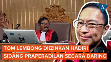 Hakim Izinkan Tom Lembomg Hadiri Sidang Praperdilan via Daring Besok