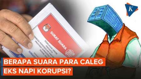 Perolehan Suara Para Caleg Eks-Napi Korupsi, Ada Mantan Menteri dan Eks Kabareskrim Polri