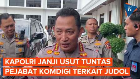 Kapolri Akan Usut Pejabat Komdigi yang Terlibat Judi Online