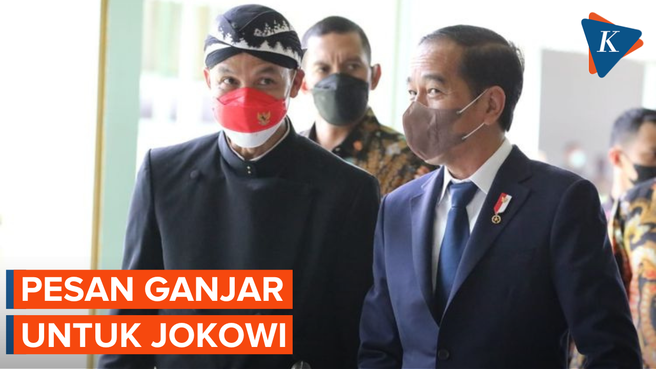 Antar Jokowi Kembali ke Jakarta, Ganjar Titip Pesan Ini