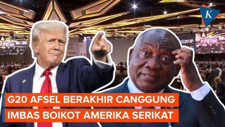 Imbas Boikot AS, G20 Afsel Berakhir Canggung Saat Serah Terima Palu