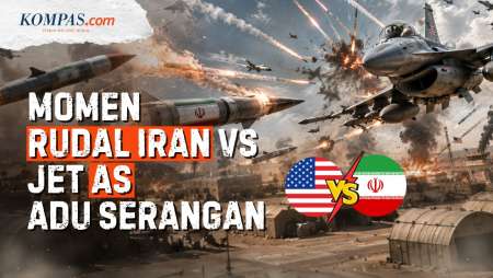 Visual Terbaru Rudal Iran Vs Jet Tempur AS, Serangan Terus Berlanjut