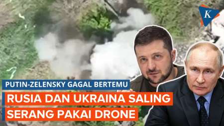Gencatan Senjata Gagal, Rusia-Ukraina Kembali Saling Serang Pakai Drone