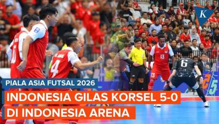 Piala Asia Futsal 2026: Indonesia Mengamuk! Korsel Tak Berkutik Dihajar 5-0
