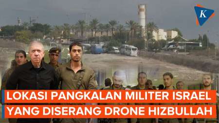 Penampakan Pangkalan Militer Israel yang Diserang Drone Hizbullah, 4 Tentara Tewas