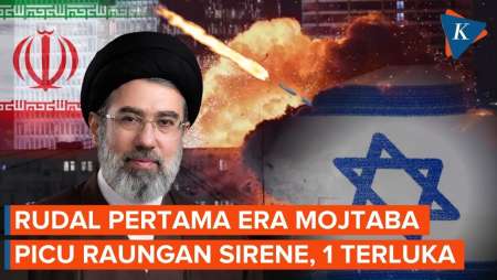 Rudal Pertama Di Era Mojtaba Bawa Slogan Baru, Lukai 1 Warga Israel