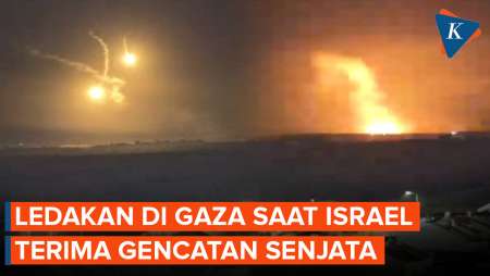 Ledakan Masih Terjadi di Gaza Saat Israel Menerima Usulan Gencatan Senjata