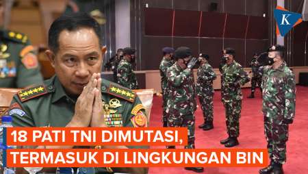 Panglima TNI Mutasi dan Rotasi 18 Perwira Tinggi, Ini Daftarnya!