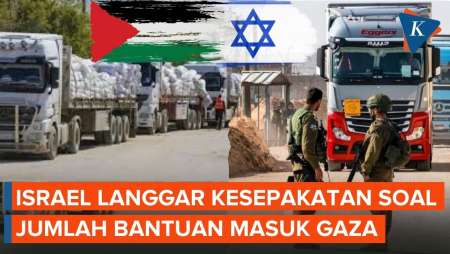 Israel Langgar Gencatan Senjata, Hanya Izinkan Sepertiga Bantuan Masuk Gaza