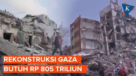 Gaza Hancur Akibat Perang Israel-Hamas, Rekonstruksi Butuh Rp 805 Triliun