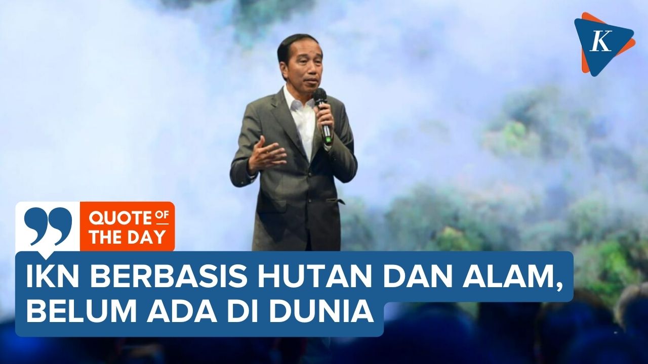 Jokowi: IKN Nusantara adalah Kota Pintar Berbasis Hutan