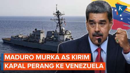 Trump Kerahkan 3 Kapal Perang, Presiden Venezuela Serukan Persatuan Regional
