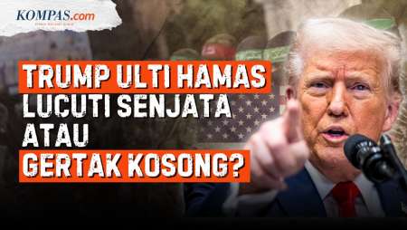 Trump Ancam Hamas Segera Lucuti Senjata, Gertak Atau Omong Kosong?