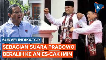 Survei Indikator: Sebagian Suara Prabowo Beralih ke Anies Usai Putusan MK