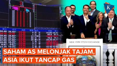 Saham AS dan Asia Kompak Naik Usai Sinyal Akhir Perang Iran