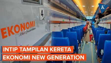 Melihat Tampilan Baru Kereta Ekonomi New Generation yang Resmi Diluncurkan!