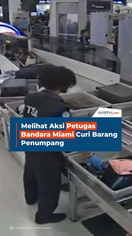 Melihat Aksi Petugas Bandara Miami Curi Barang Penumpang