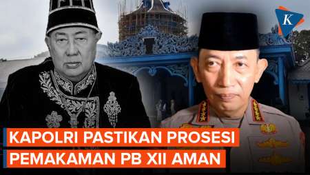 Kapolri Listyo Sigit Melayat PB XIII, Pastikan Pengamanan Saat Prosesi Pemakaman