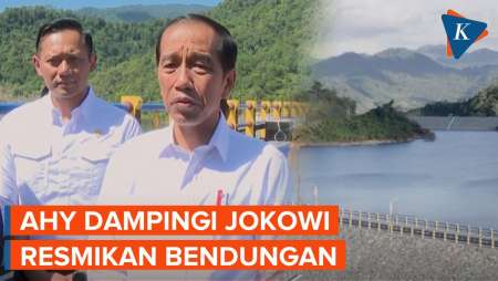 Momen Perdana AHY Turun ke Lapangan Bareng Jokowi dan Para Menteri