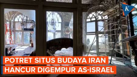 Penampakan Situs Budaya Iran Hancur Digempur AS-Israel