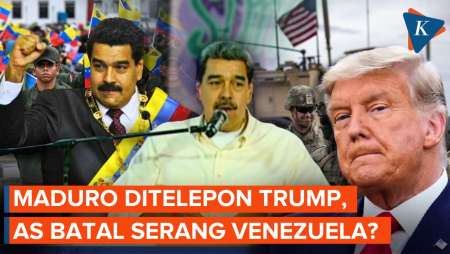 Maduro Ditelepon Trump, AS Batal Serang Venezuela?