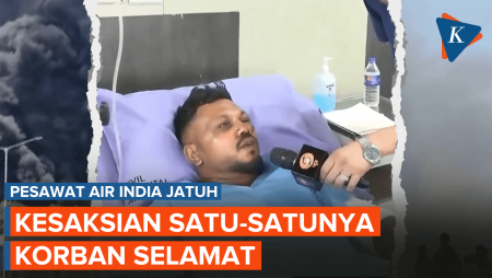 [FULL] Kesaksian Ramesh, Satu-satunya Korban Selamat Jatuhnya Pesawat Air India