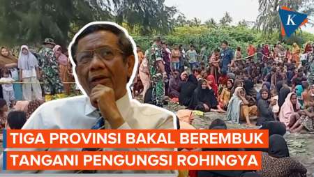 Mahfud MD Sebut 3 Provinsi Bakal Diskusikan soal Pengungsi Rohingnya