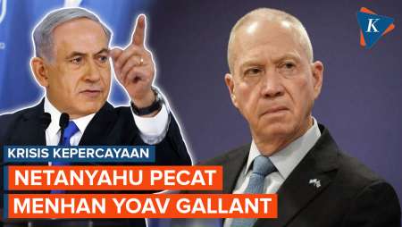 Netanyahu Pecat Menteri Pertahanan Israel Yoav Gallant