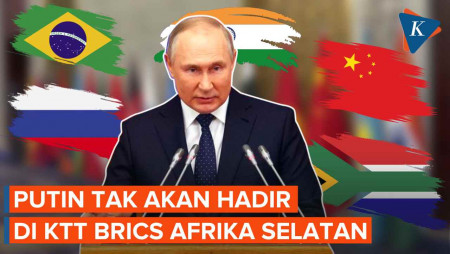 Ada Perintah Penangkapan, Putin Tak Hadiri KTT BRICS di Afrika Selatan