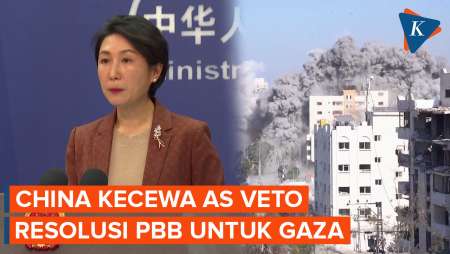 AS Lagi-lagi Veto Resolusi PBB Untuk Gaza, China Bereaksi