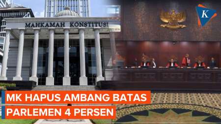 MK Hapus Ambang Batas Parlemen 4 Persen Tidak Berlaku Setelah Pemilu 2024