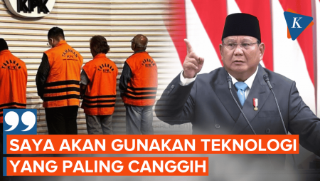 Prabowo: Saya Akan Pakai Teknologi Canggih Untuk Cari Bungker-bungker Koruptor